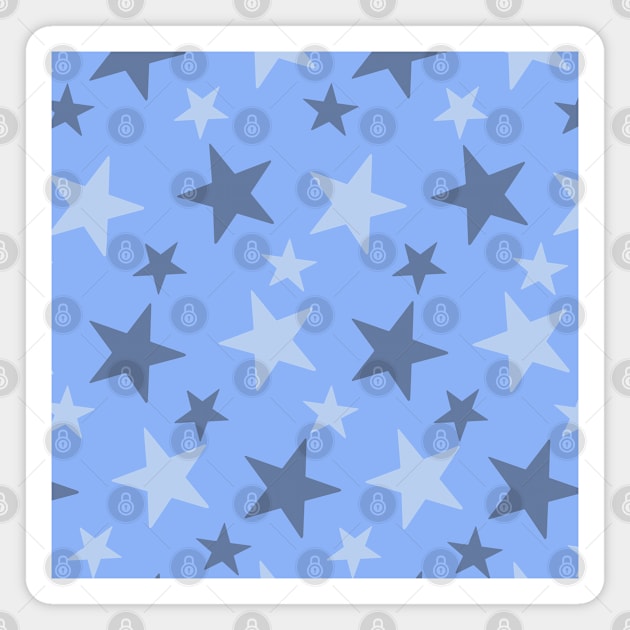 blue stars Magnet by persa